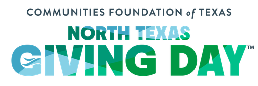 Logo with the text “Communities Foundation of Texas North Texas Giving Day”